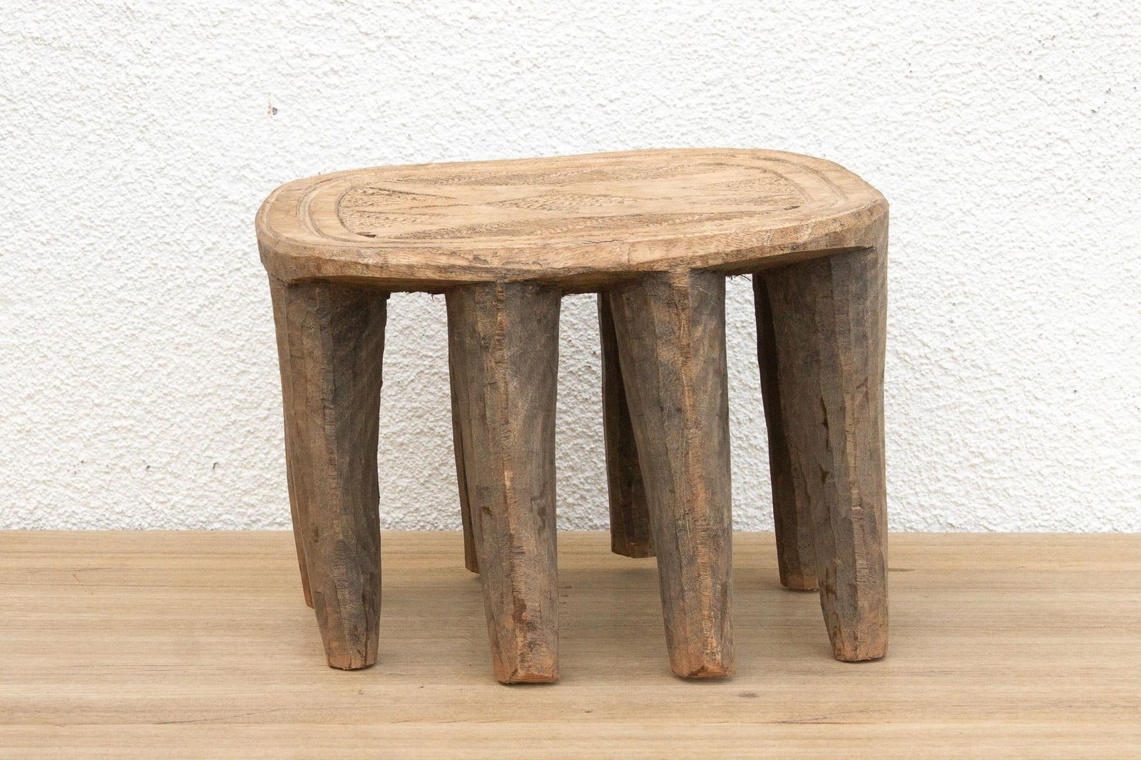 8-Legged Vintage Nupe Stool - 5