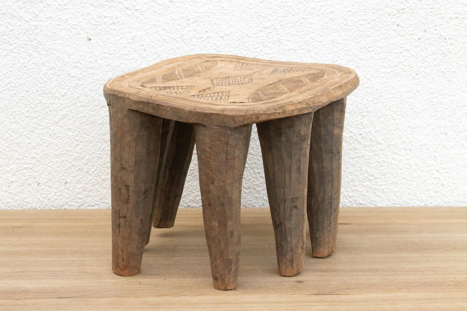 8-Legged Vintage Nupe Stool - 6