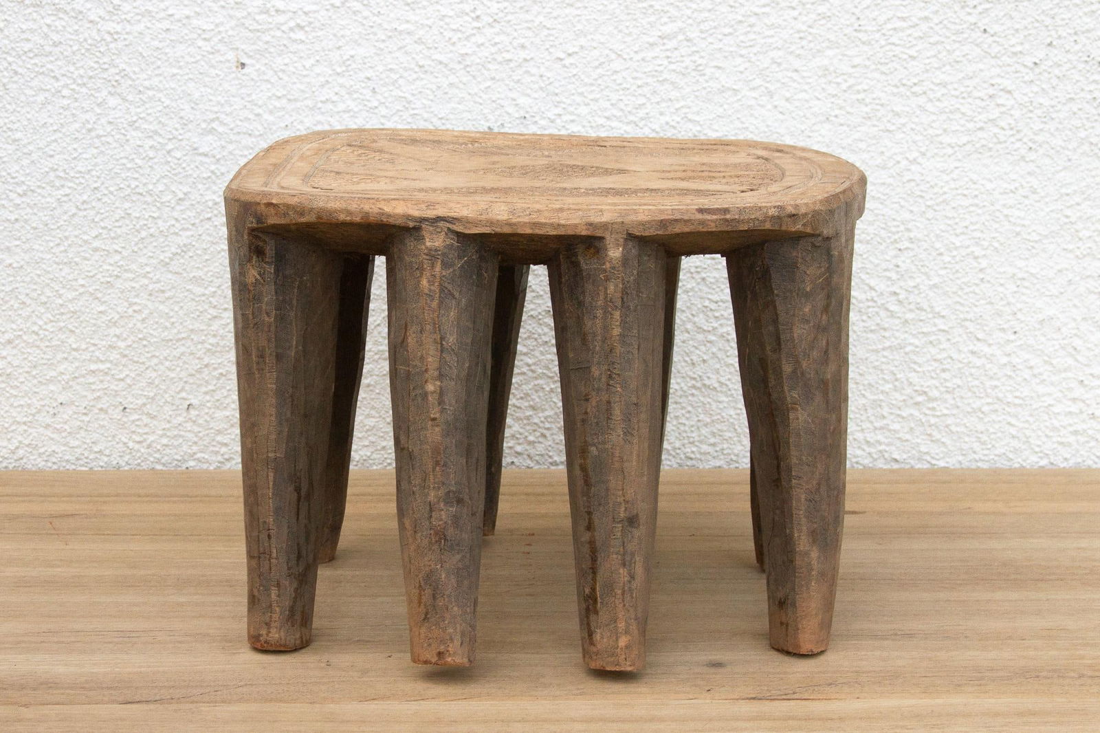 8-Legged Vintage Nupe Stool - 7