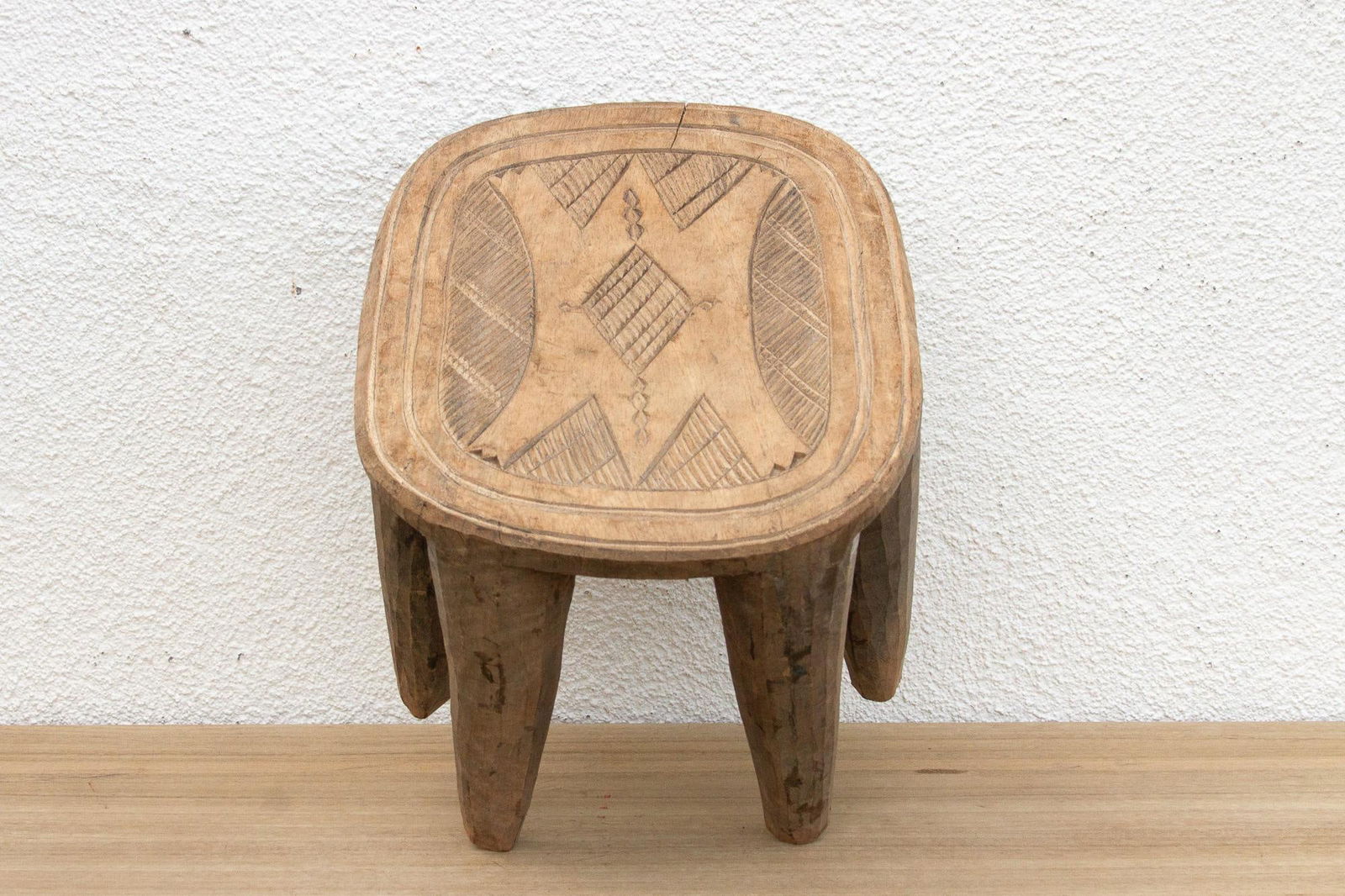 8-Legged Vintage Nupe Stool - 8