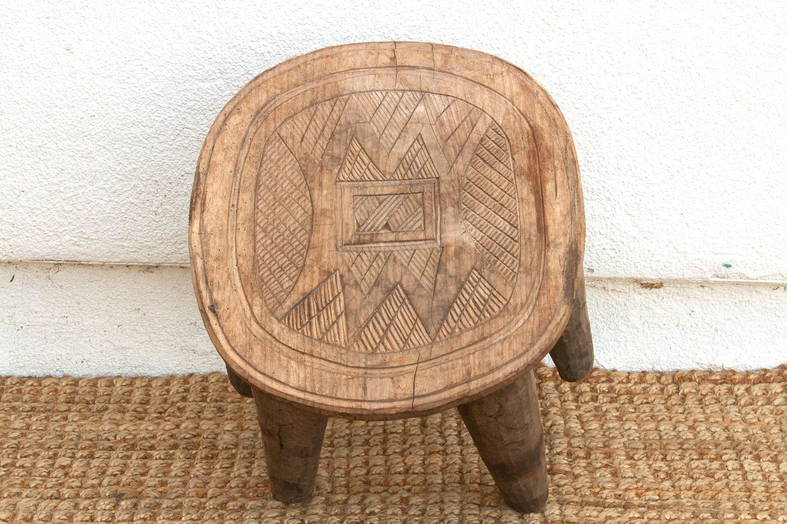 Rustic Farmhouse Antique African Table - 7