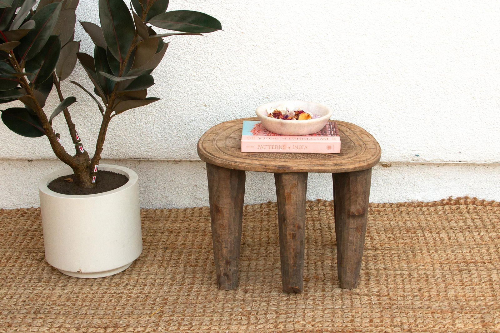 Rustic Farmhouse Antique African Table - 8