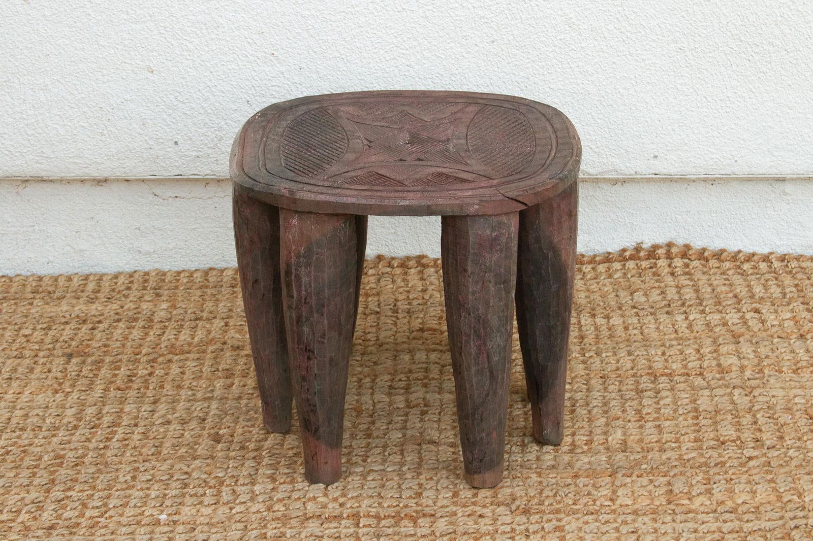 Vintage Nupe Oval Small Coffee Table - 5