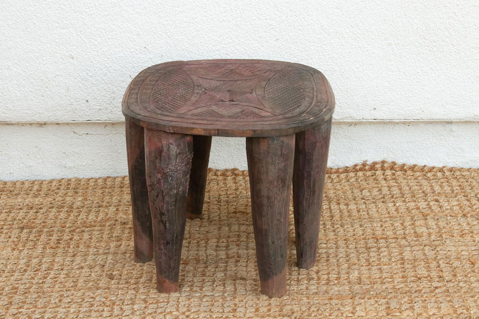 Vintage Nupe Oval Small Coffee Table - 6