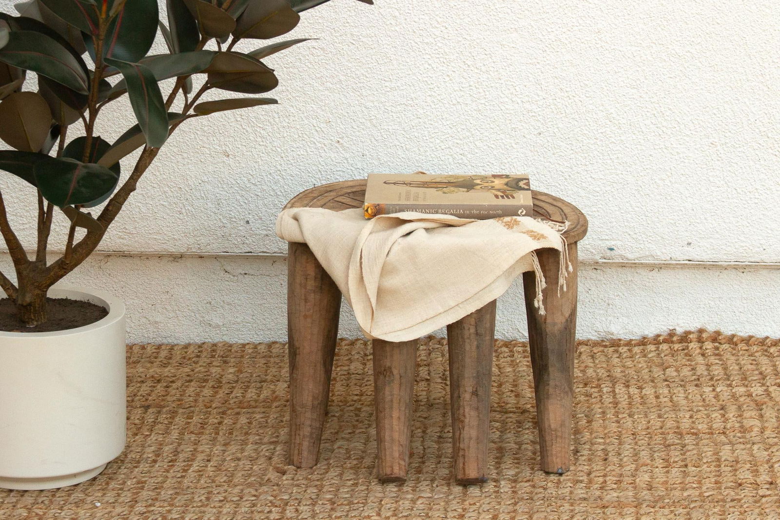 Antique Cozy Nupe Coffee Table - 2