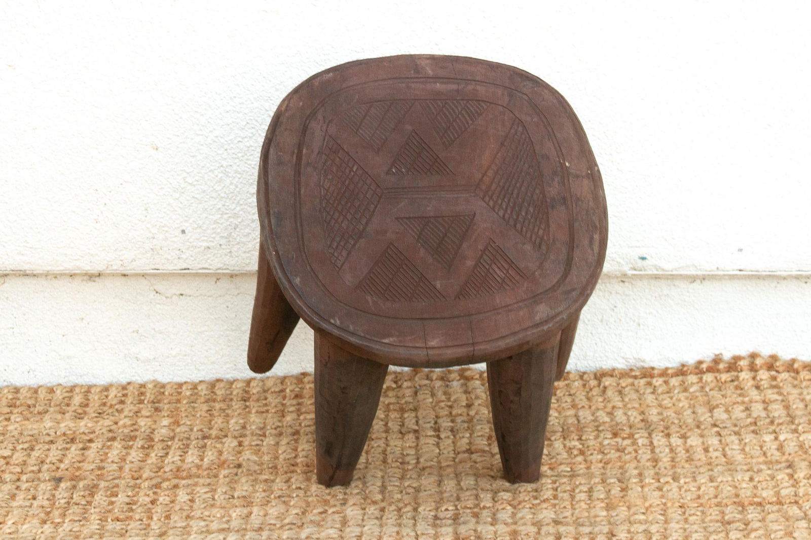 Global Style Handcarved Side Table - 6