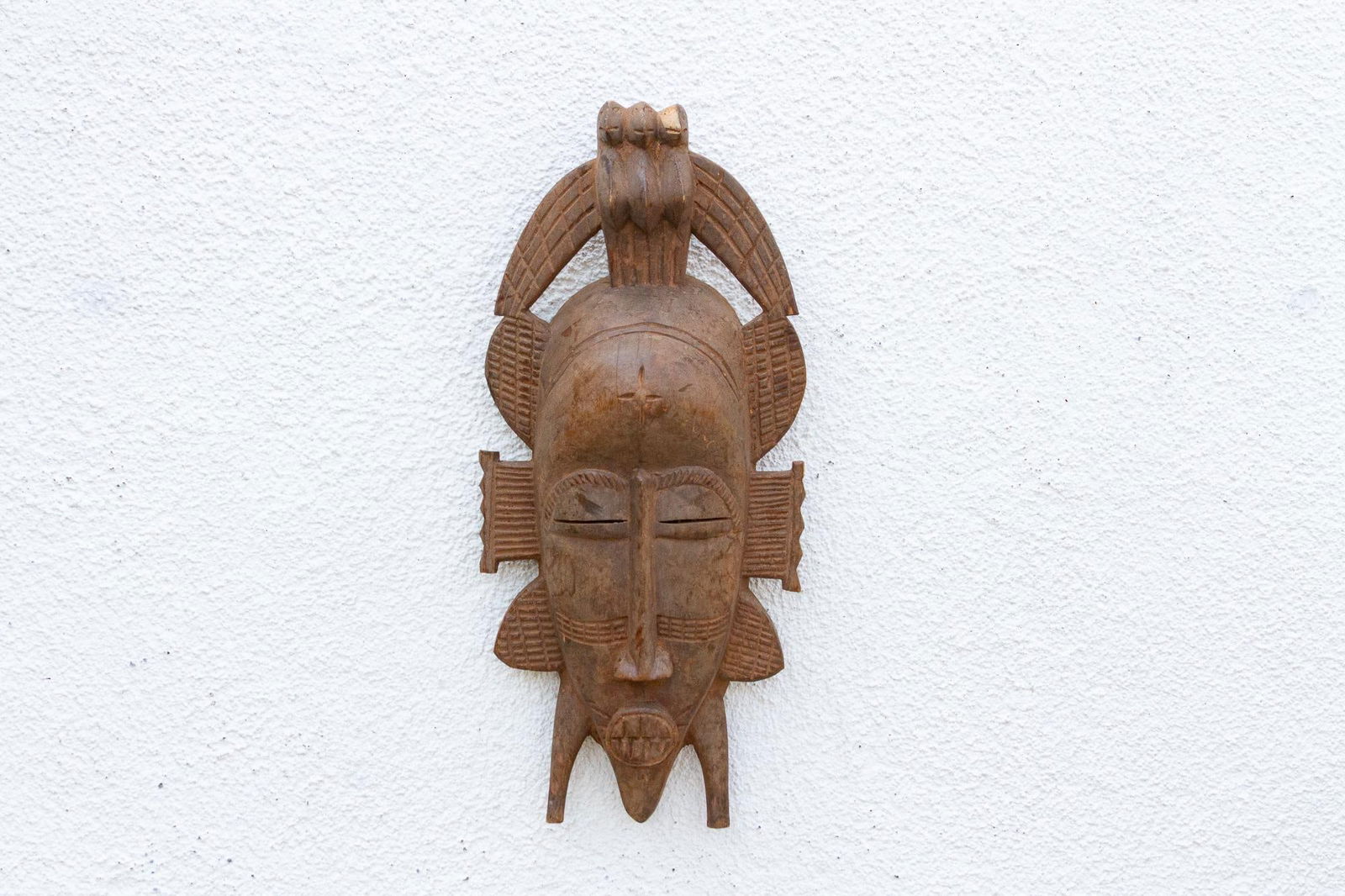Vintage Fierce Guardian Senufo Mask - 3