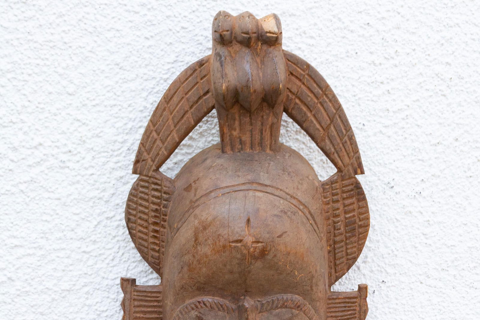 Vintage Fierce Guardian Senufo Mask - 4