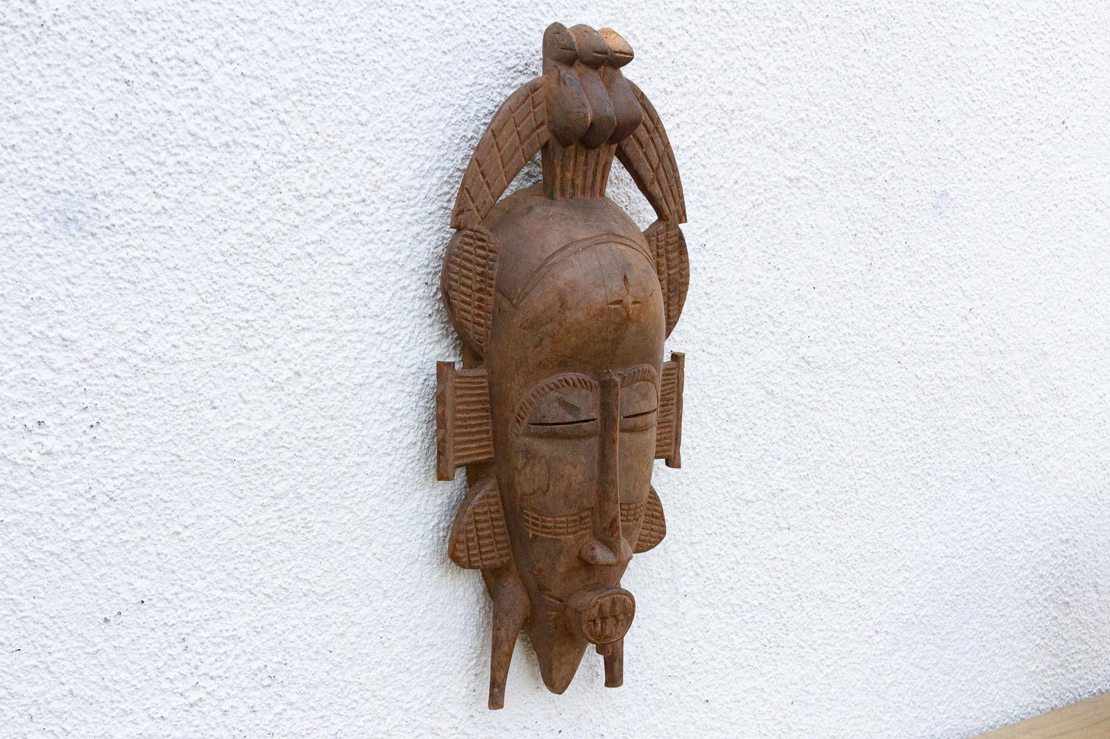 Vintage Fierce Guardian Senufo Mask - 7