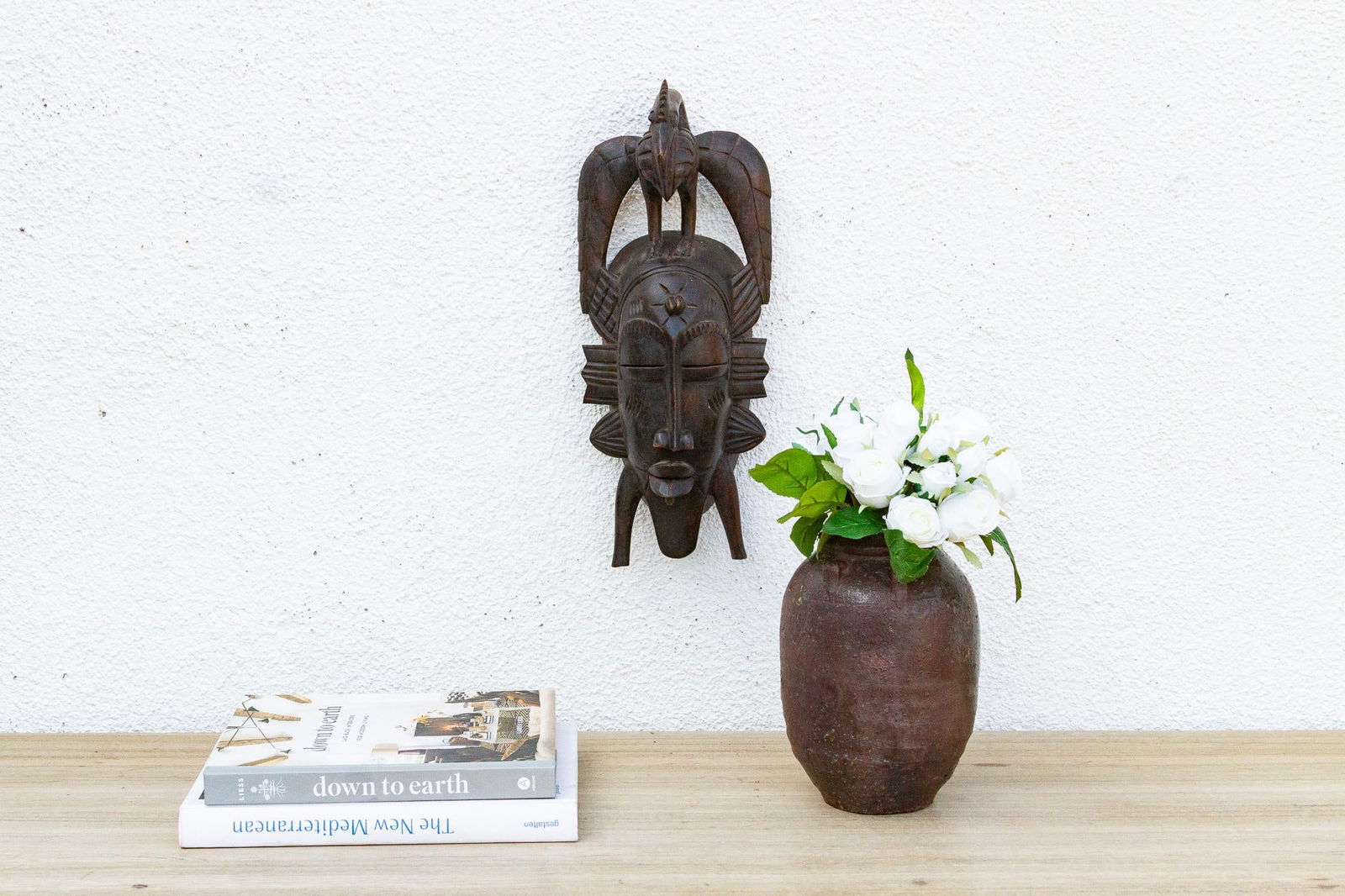 Carved Kwele Mask, Guardian of the Harvest - 2