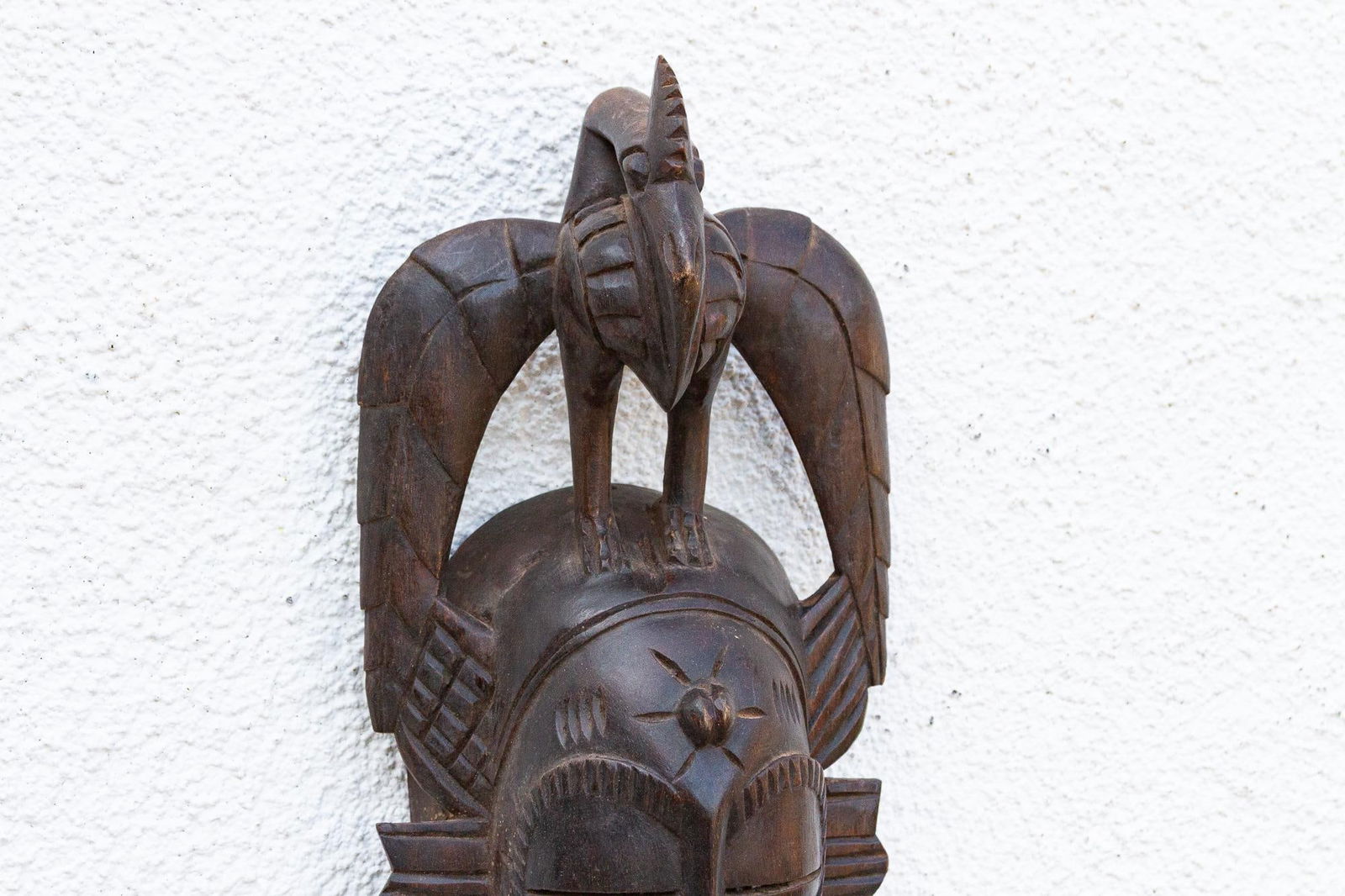 Carved Kwele Mask, Guardian of the Harvest - 6