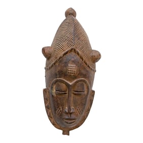 Carved Senufo Mask, Guardian of the Poro