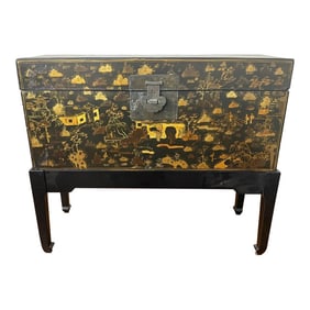 Early 1900s Antique Small Chinese Chest With Certificate of Authenticity