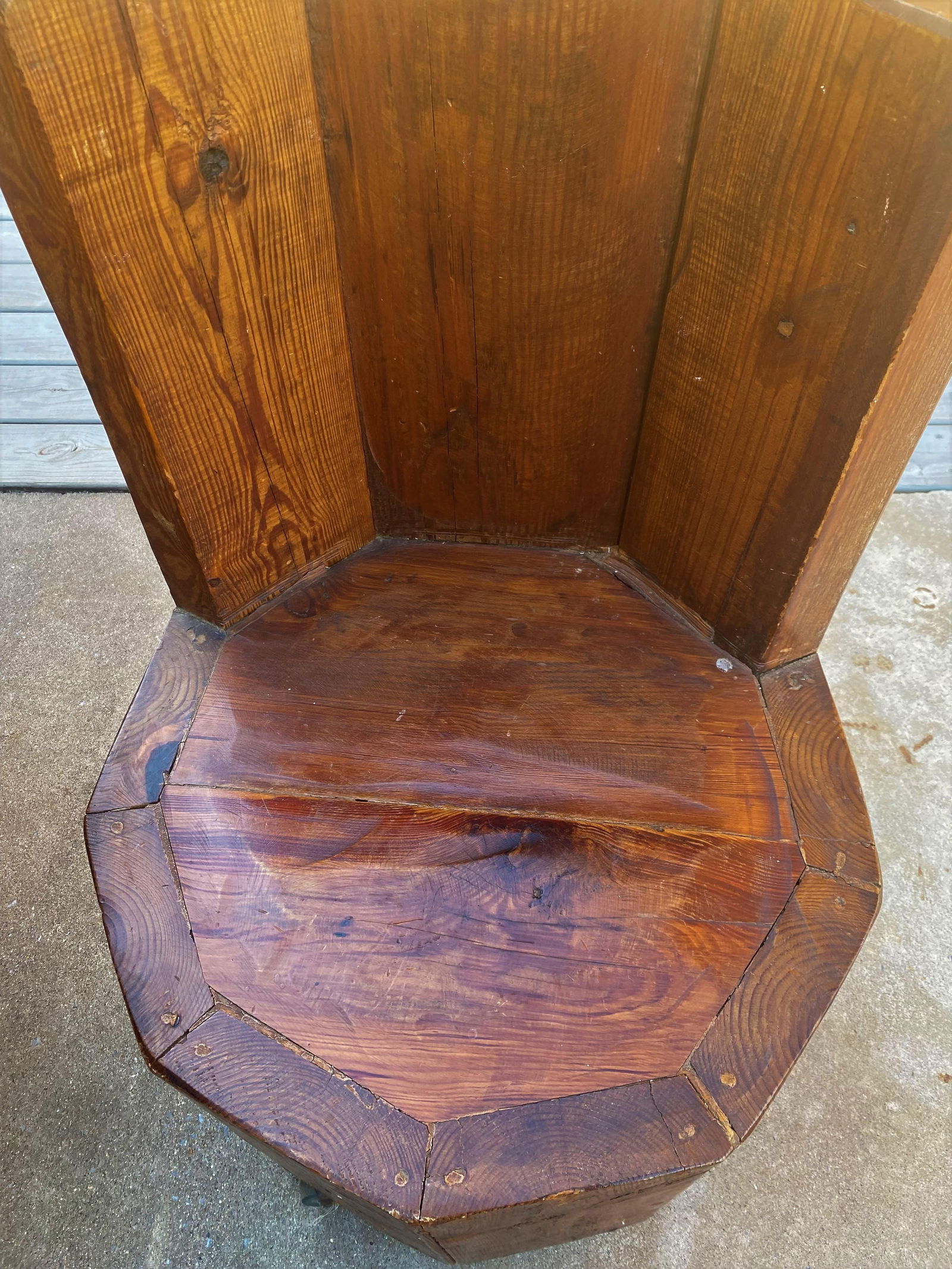 Rustic Knotty Pine Cabin Cottage Table & Chairs Handmade Kitchen Dining Set of 3 - 4