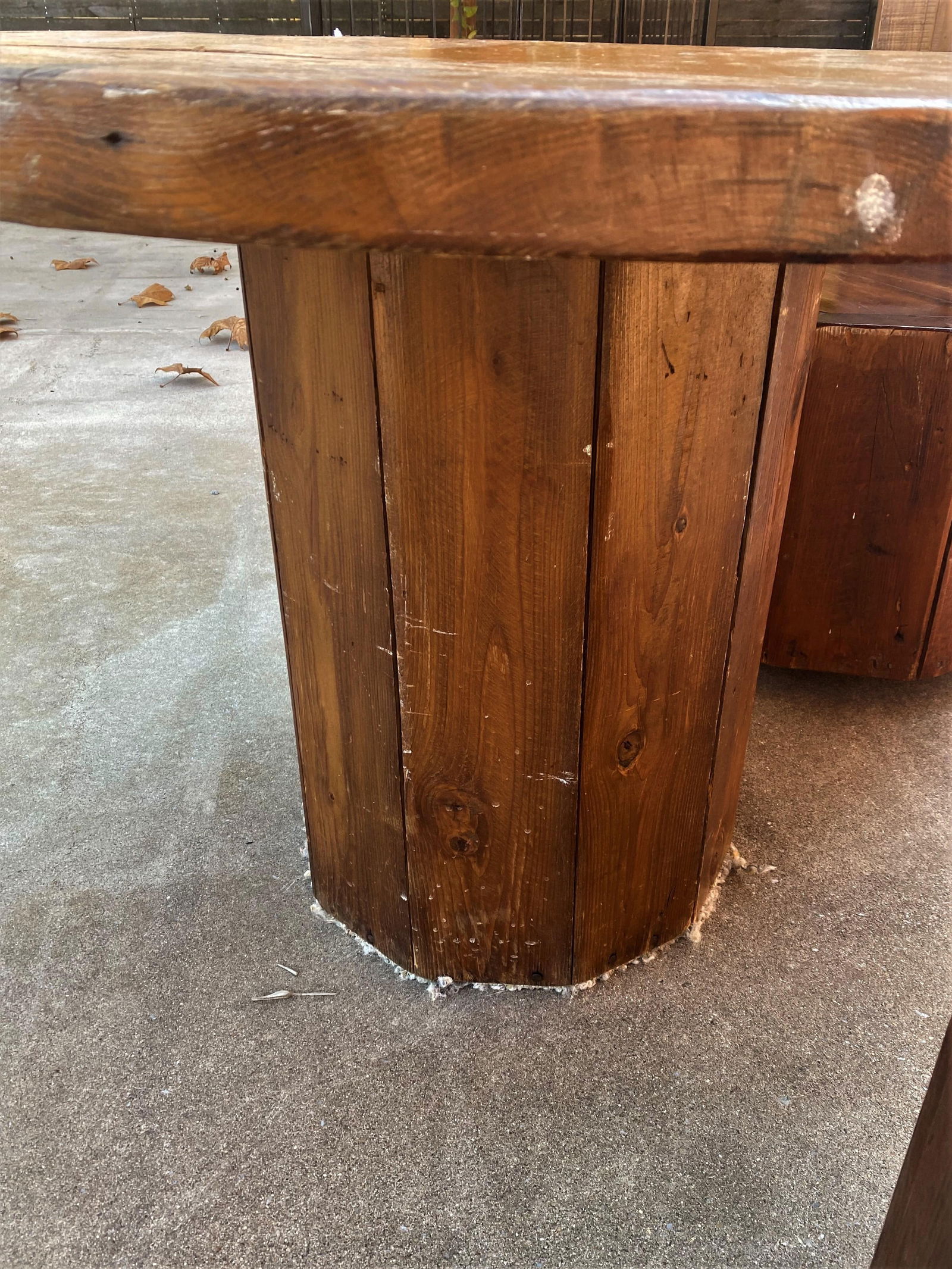 Rustic Knotty Pine Cabin Cottage Table & Chairs Handmade Kitchen Dining Set of 3 - 7