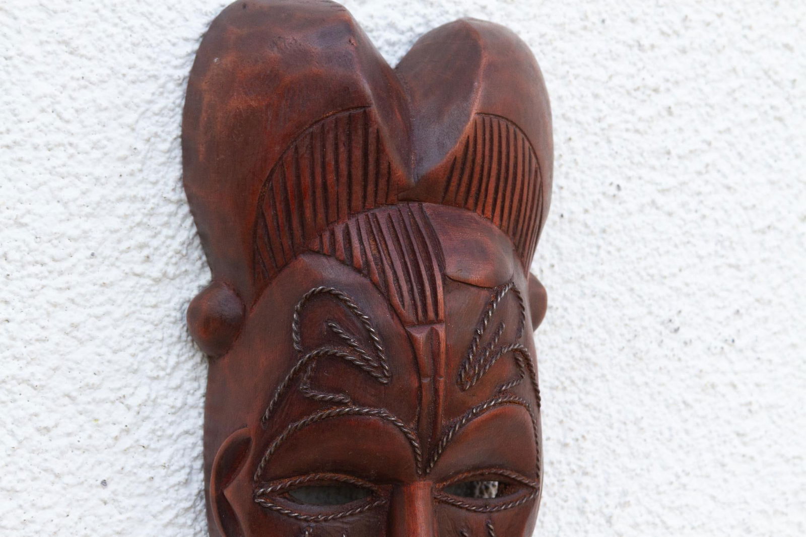 Ritual Crown, Carved Mask Wall Art - 3