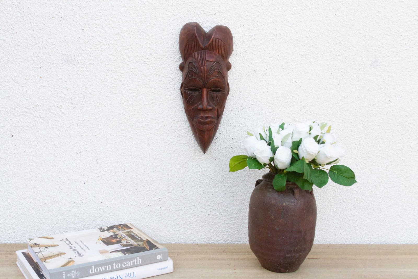 Ritual Crown, Carved Mask Wall Art - 8