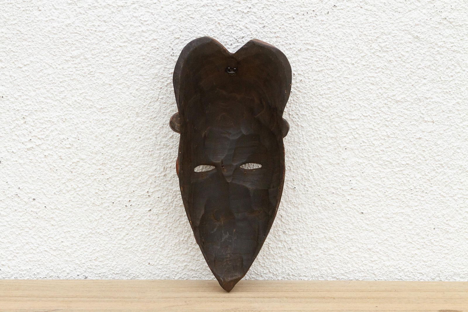 Rugged Brown African Carved Wall Art - 7
