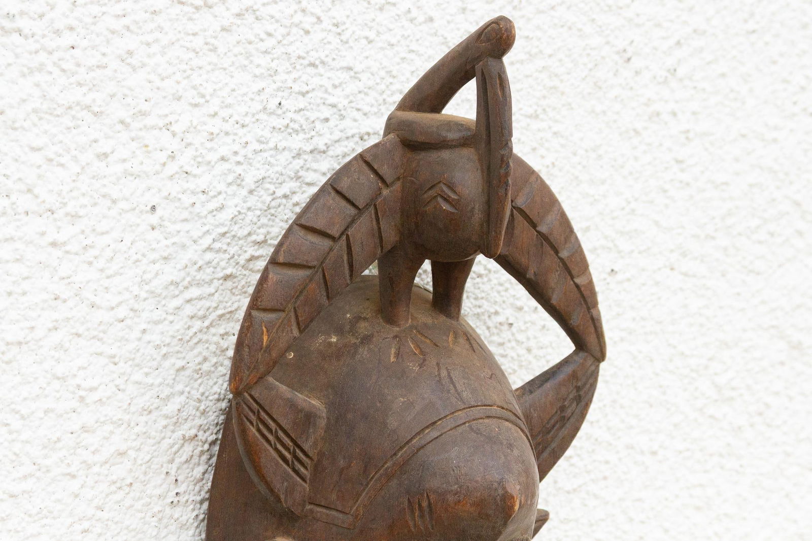 Vintage Luba Mask, a Messenger Bird - 3