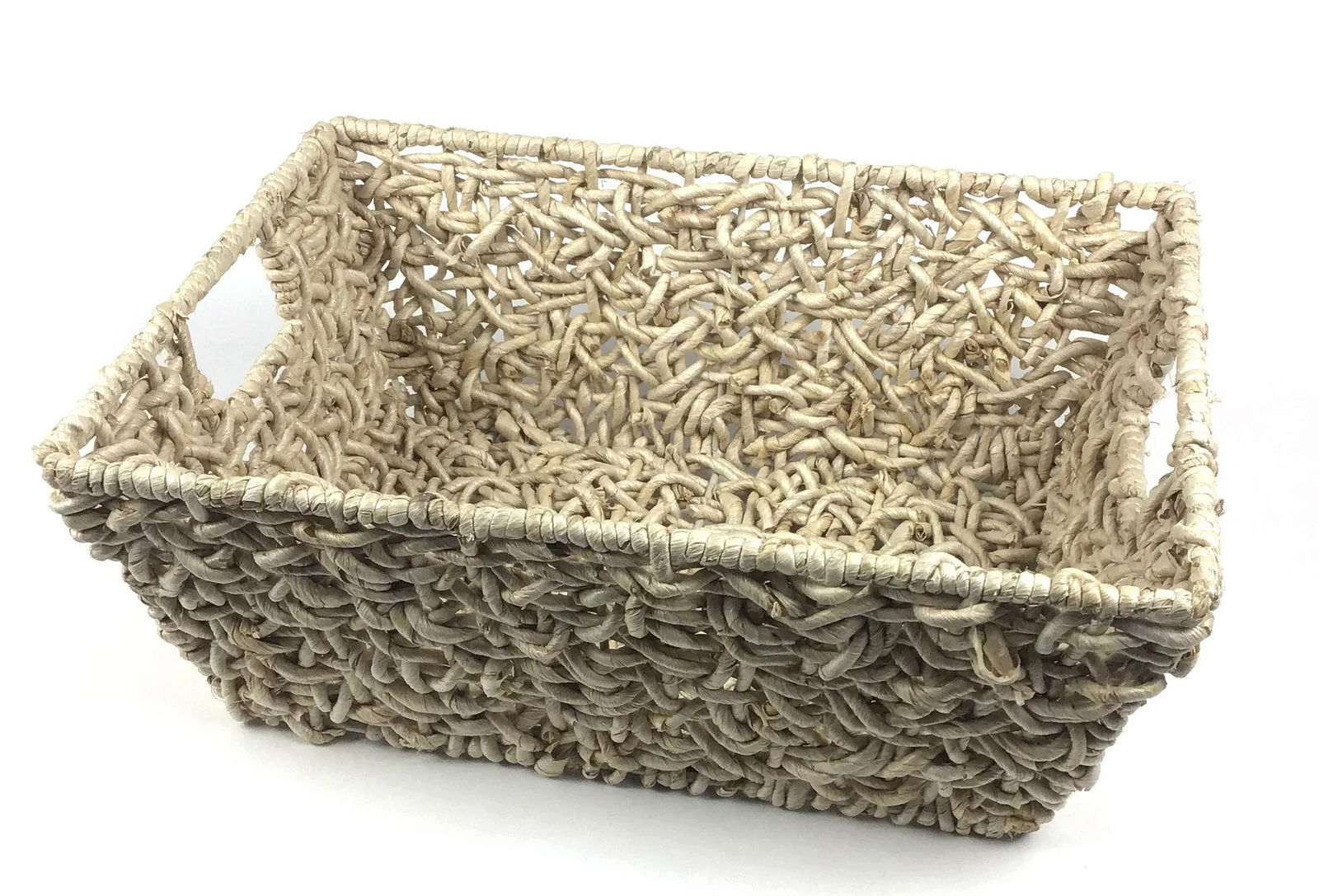 Artisan Interwoven Tray Basket - 12