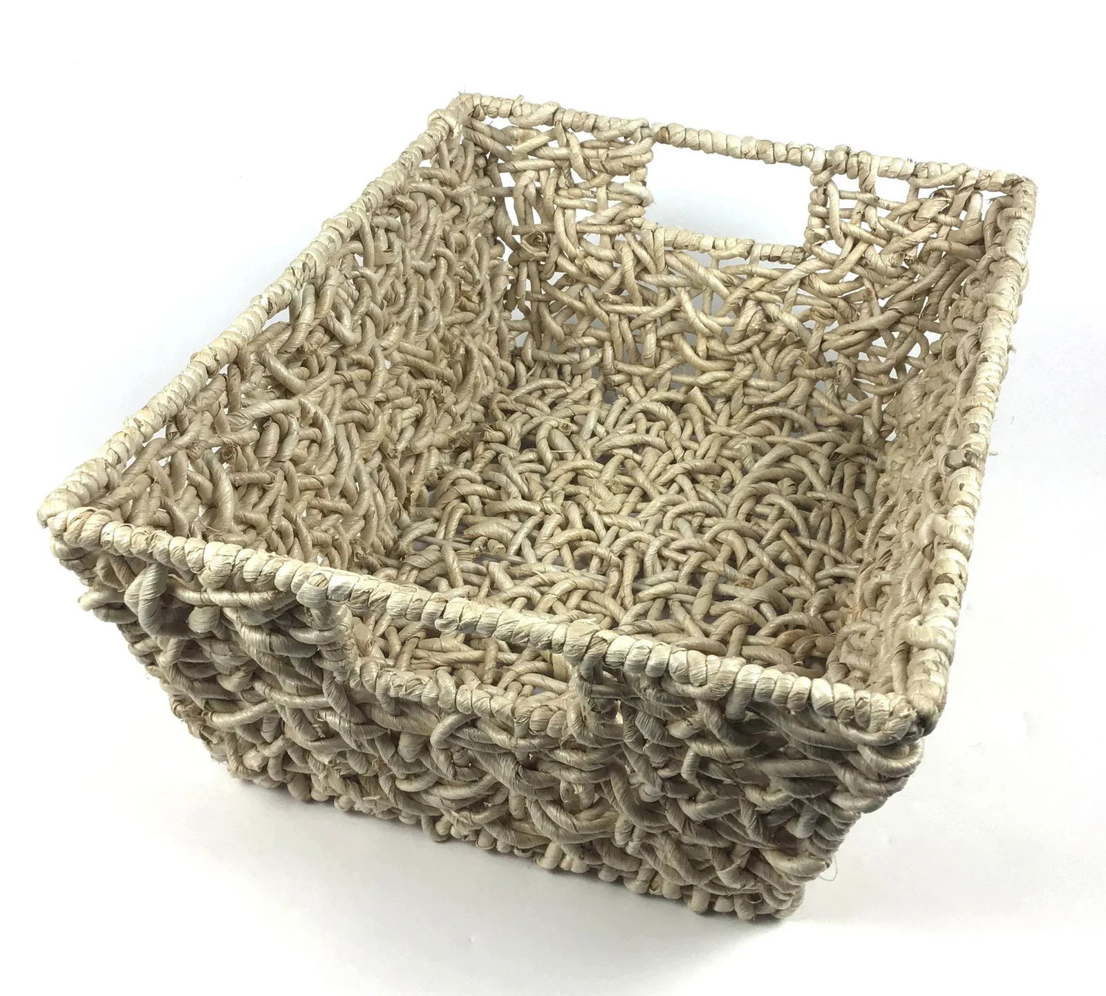 Artisan Interwoven Tray Basket - 2