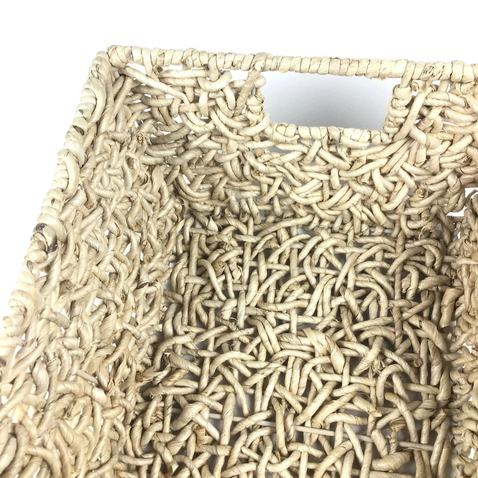 Artisan Interwoven Tray Basket - 8