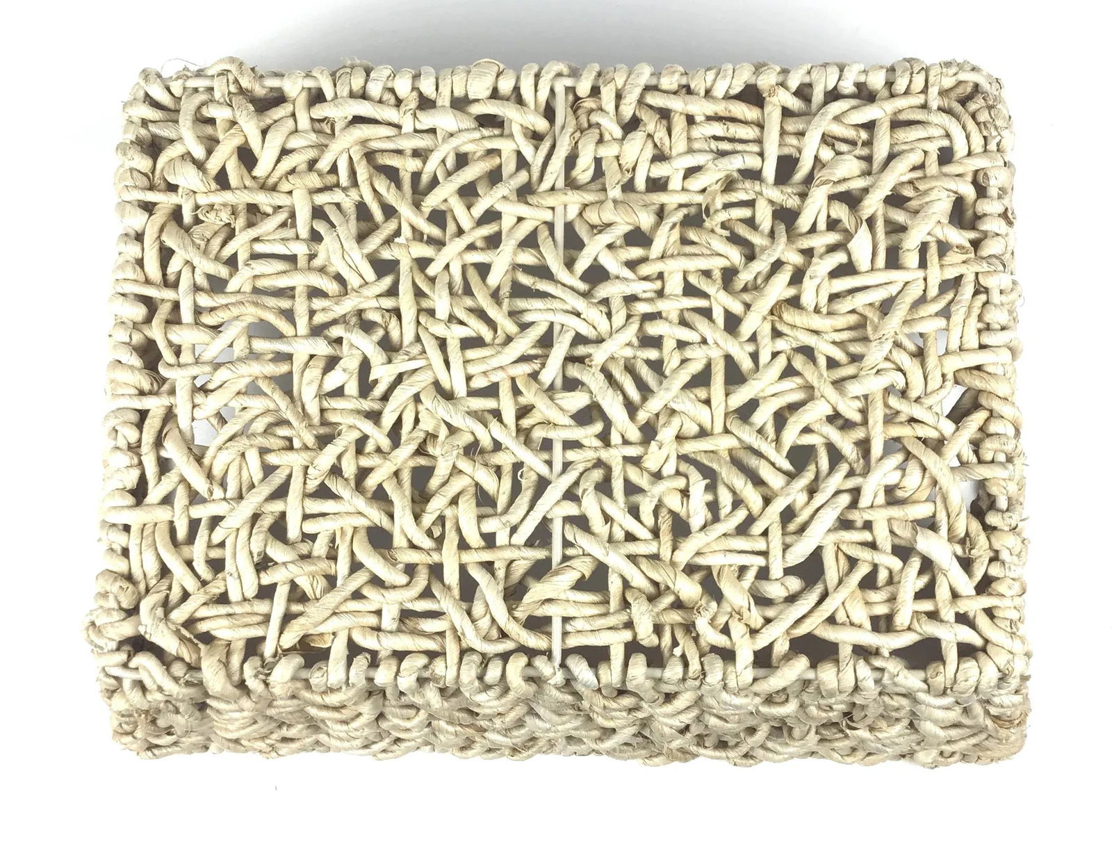 Artisan Interwoven Tray Basket - 9