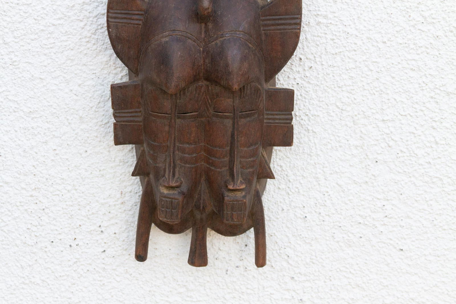 African Baule Mask, a Double Vision - 5