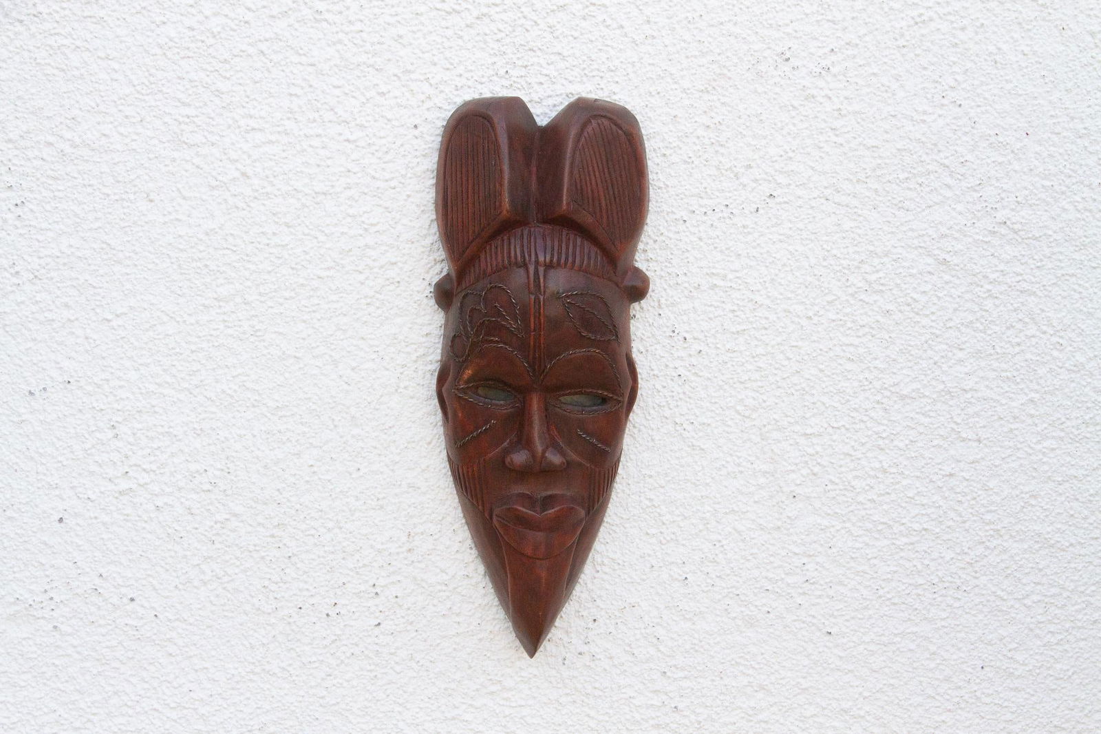 The Pointed Chin, Carved African Mask - 4
