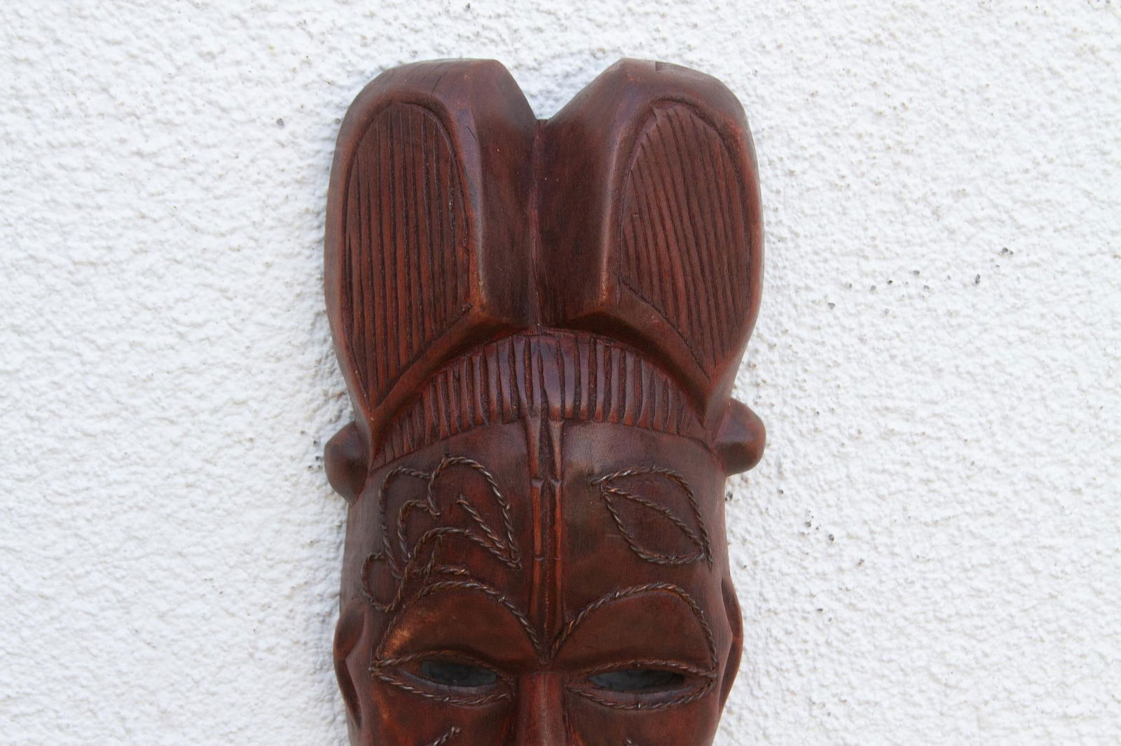 The Pointed Chin, Carved African Mask - 5