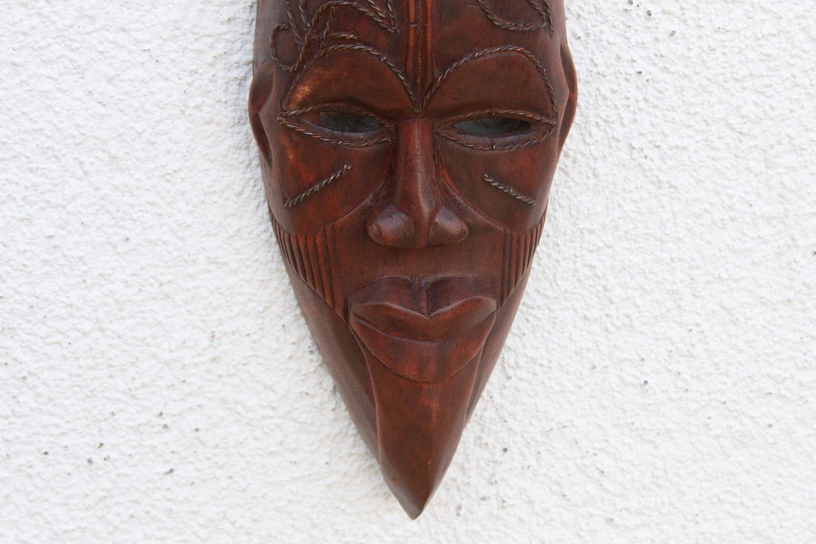 The Pointed Chin, Carved African Mask - 6