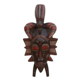 Horned Spirit, African Ritual Mask