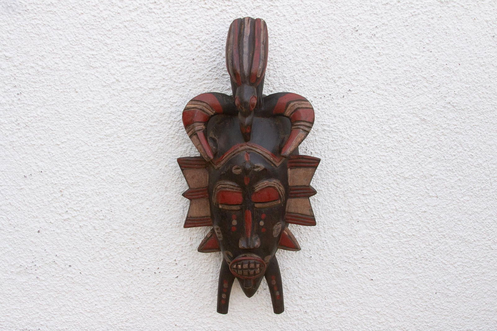 Horned Spirit, African Ritual Mask - 3