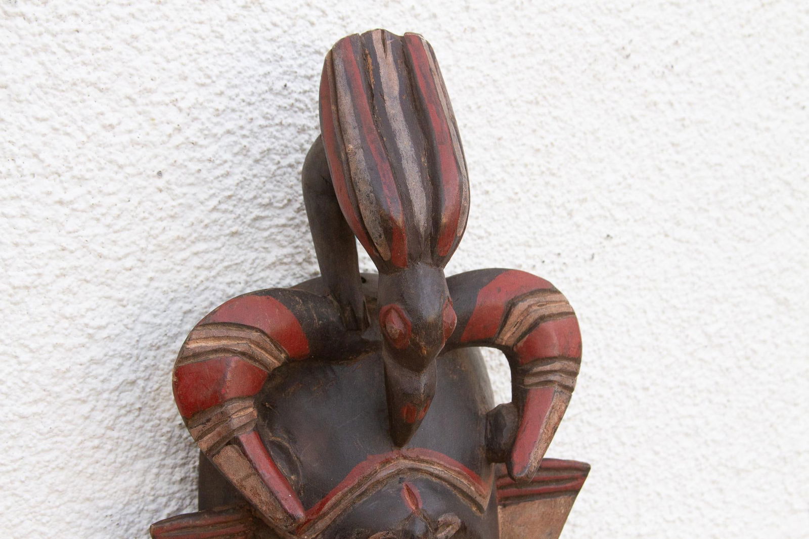 Horned Spirit, African Ritual Mask - 5