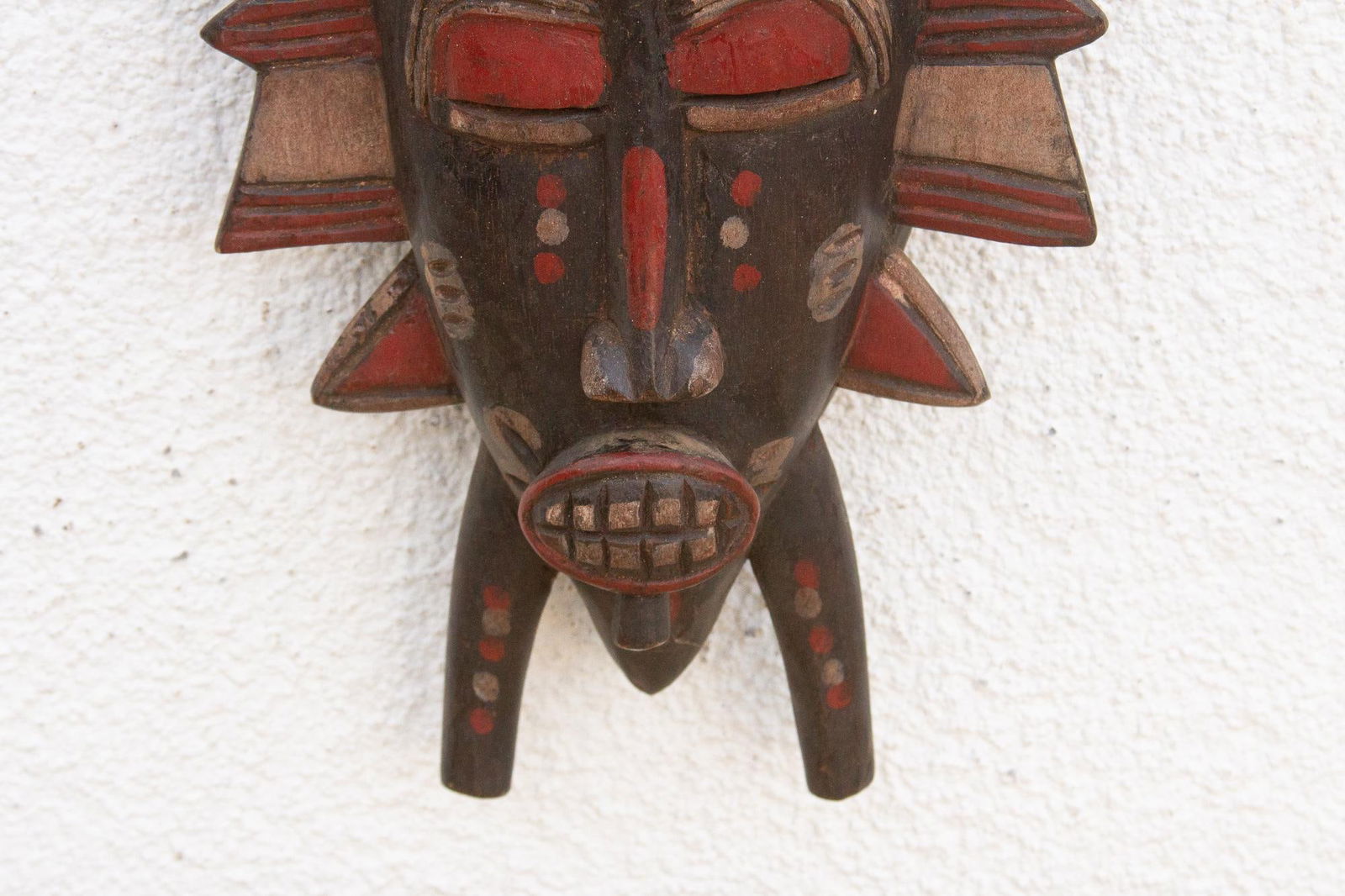 Horned Spirit, African Ritual Mask - 6