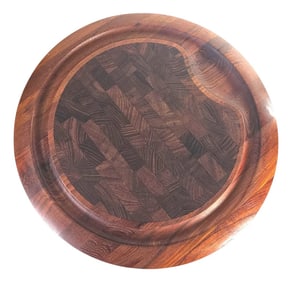 Dansk Teak Round Serving & Cutting Board – Jens Quistgaard, Denmark, MCM Design
