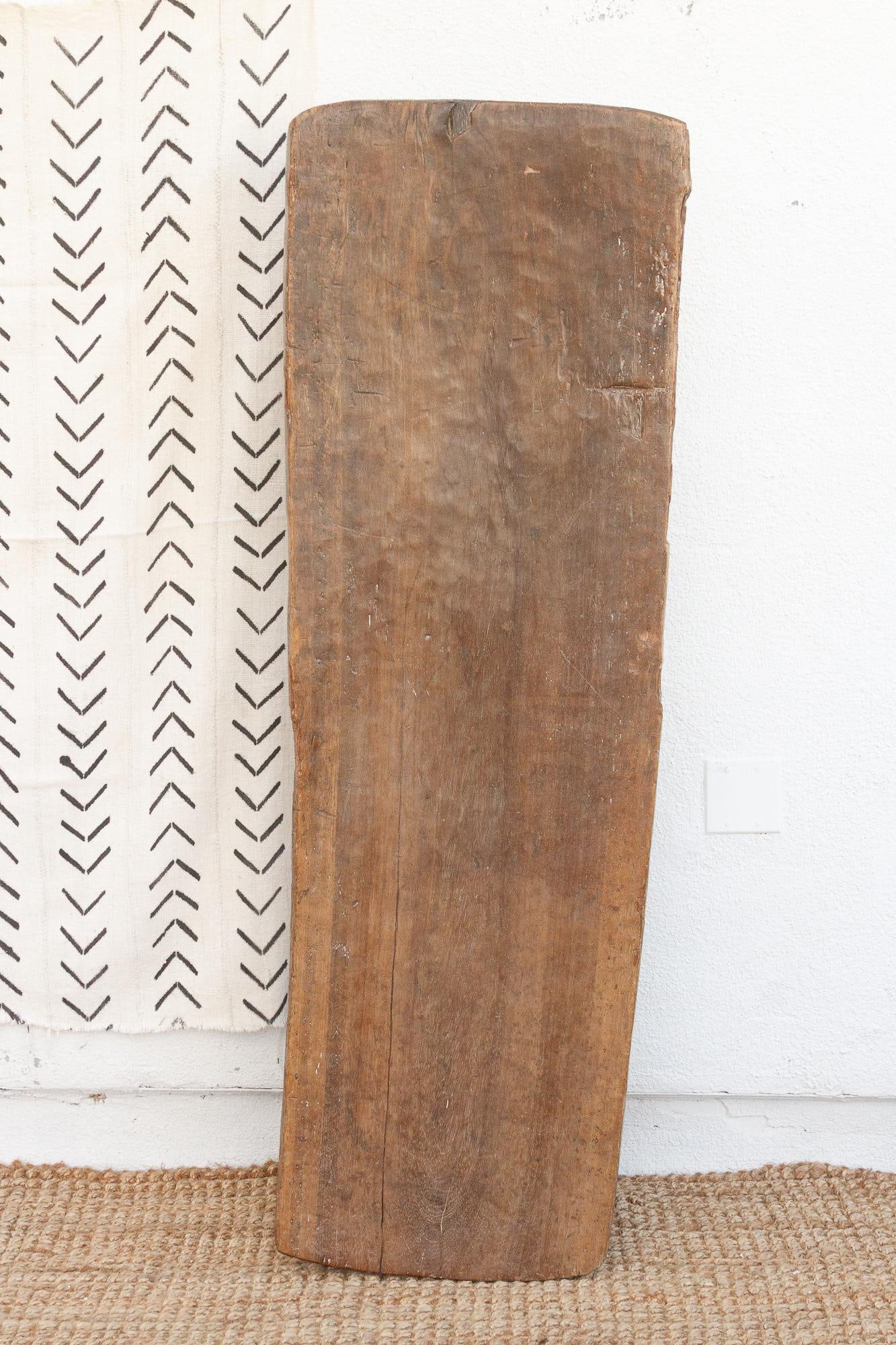 Akan Rustic African Senufo Low Bench - 10