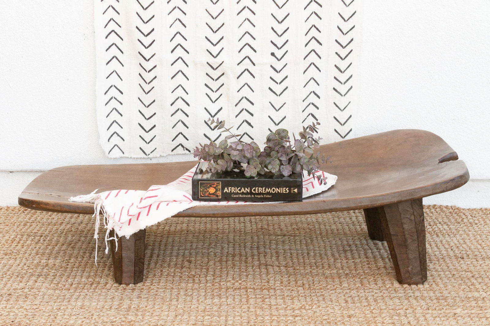 Awa Tribal African Senufo Table - 2