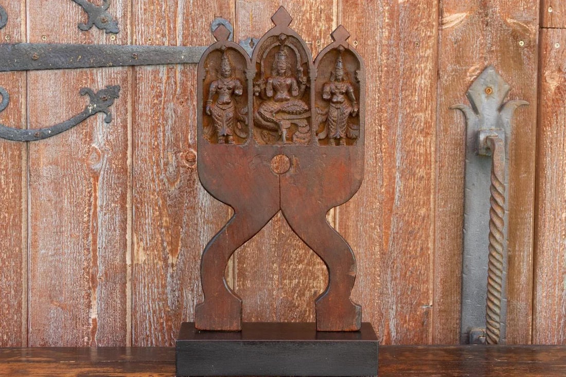 Carved Southern Indian Temple Carving - 2