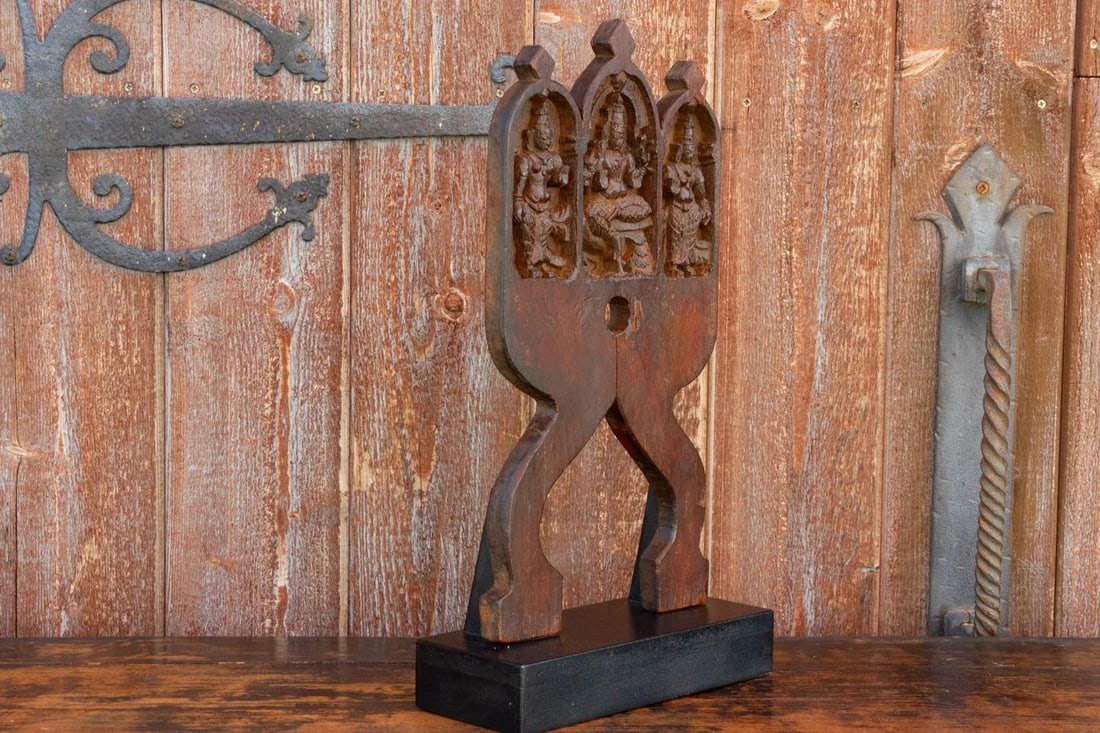 Carved Southern Indian Temple Carving - 4