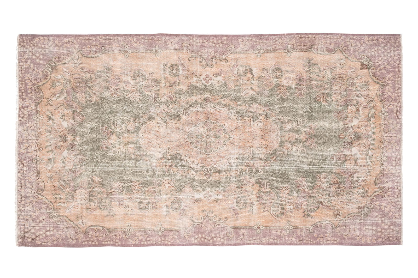 Distressed Turkish Sparta Rug - Large Area Rug 5'7" X 10'2" - 13