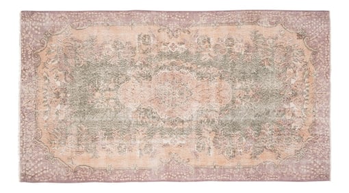 Distressed Turkish Sparta Rug - Large Area Rug 5'7" X 10'2"