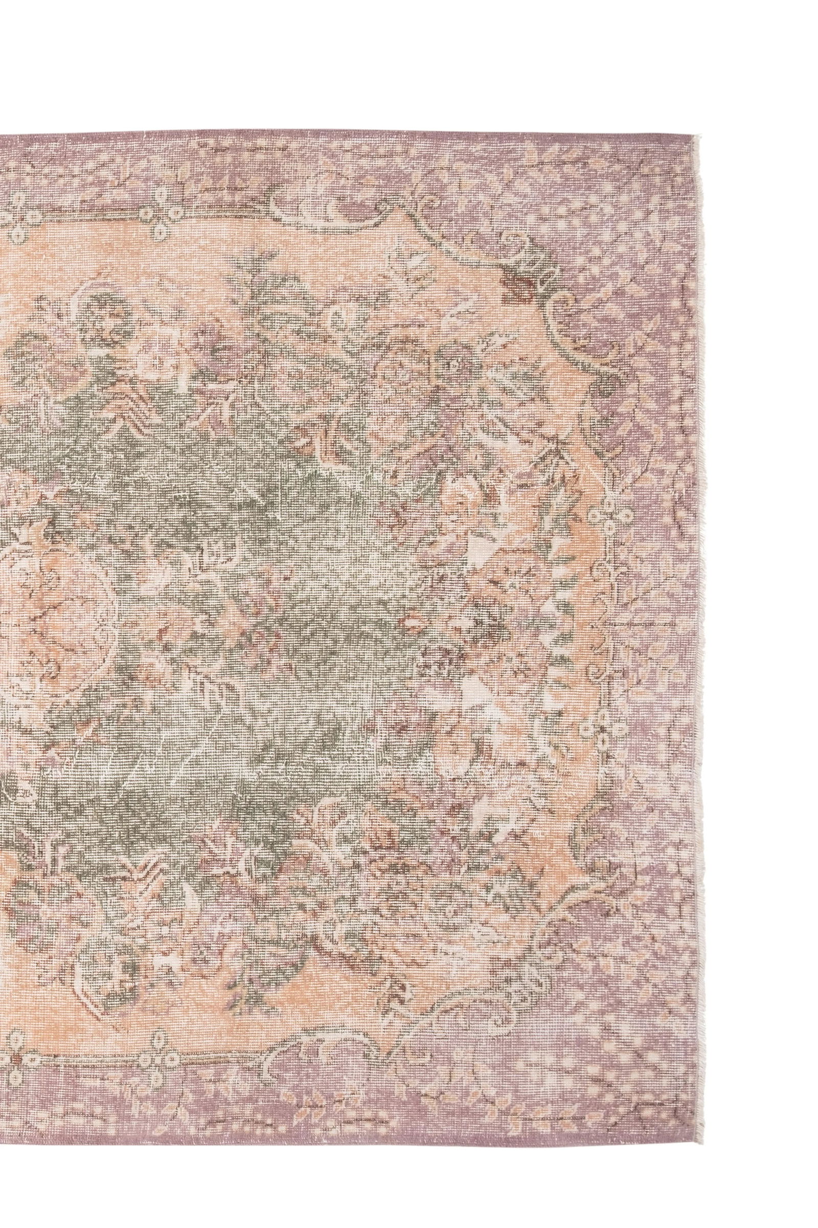 Distressed Turkish Sparta Rug - Large Area Rug 5'7" X 10'2" - 6
