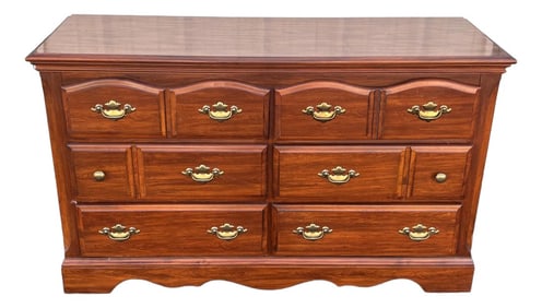 Florida Furniture 6-Drawer Pecan Dresser Chest of Drawers