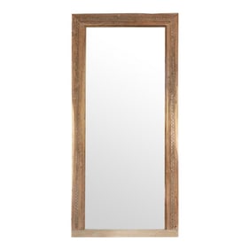 19th Century Charming Indo-French Tall Mirror