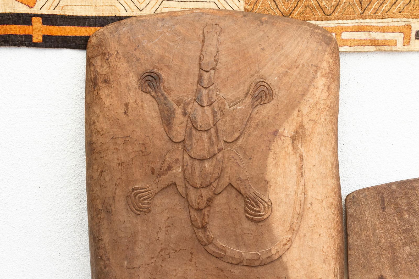 Oversize Sun-Bleached African Ceremonial Chair - 7