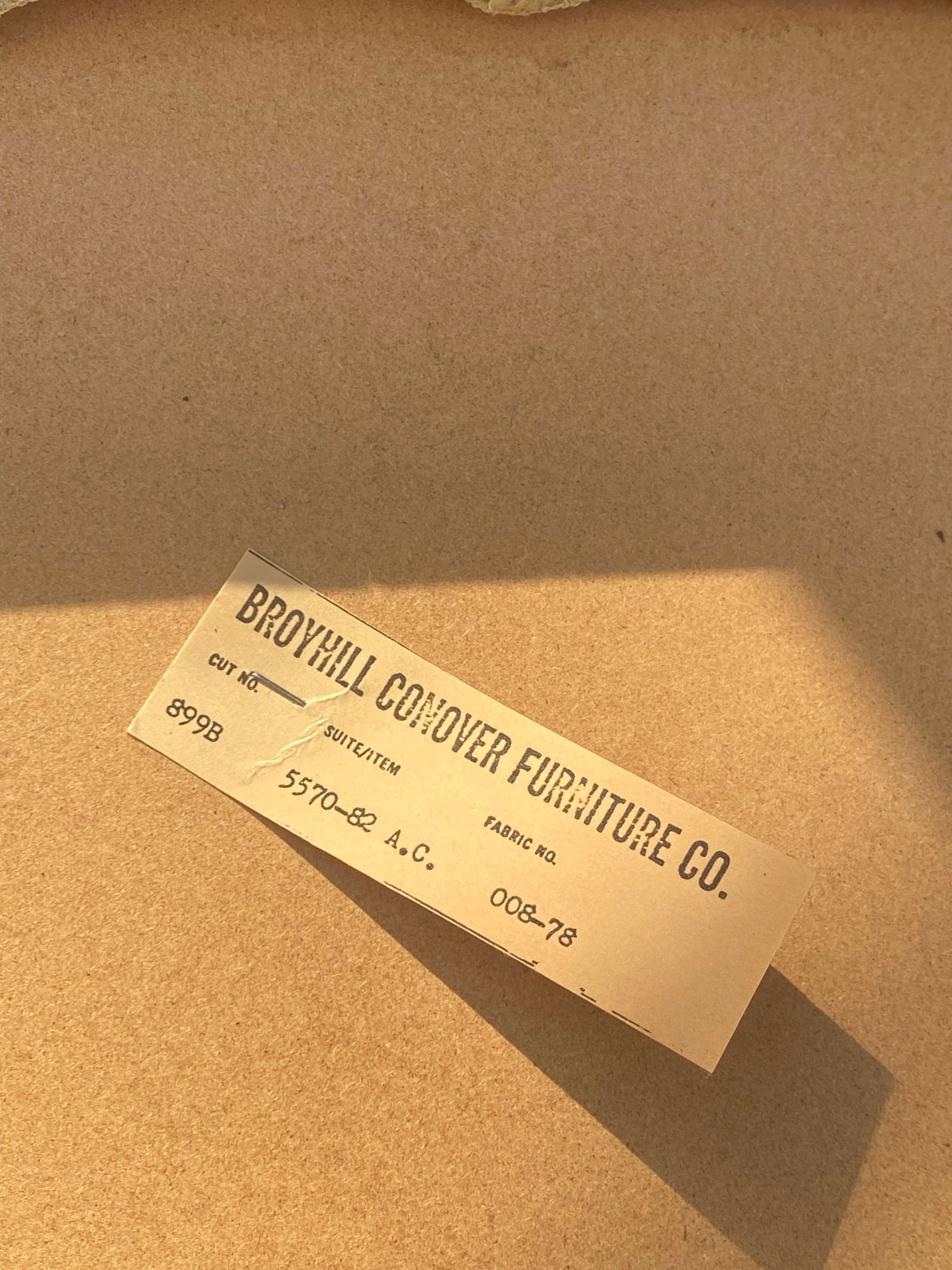 Mid Century Broyhill Conover Furniture Co. Table 6 Caned Back Chairs Dining Set of 7 - 7