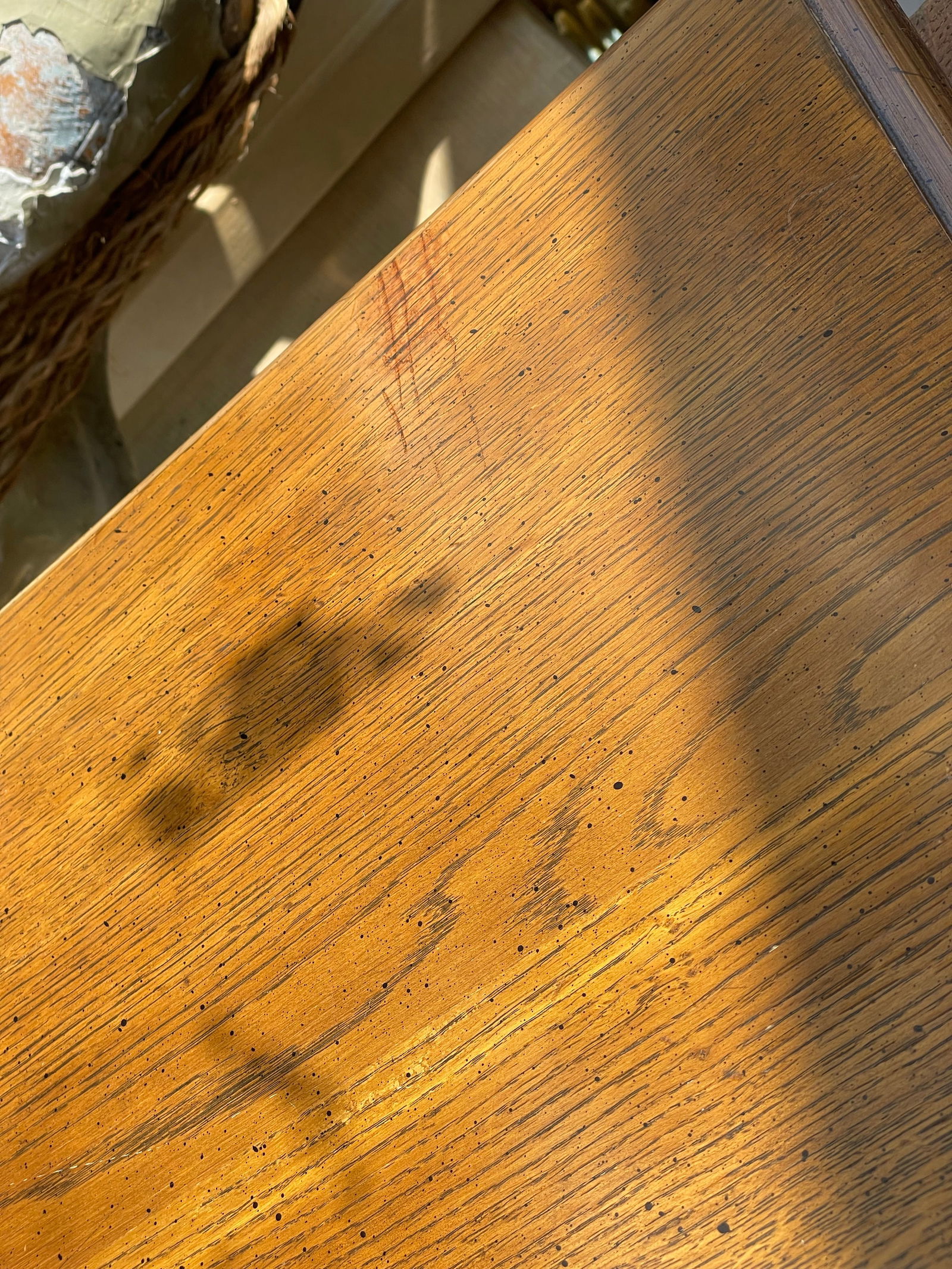 Mid Century Broyhill Conover Furniture Co. Table 6 Caned Back Chairs Dining Set of 7 - 9