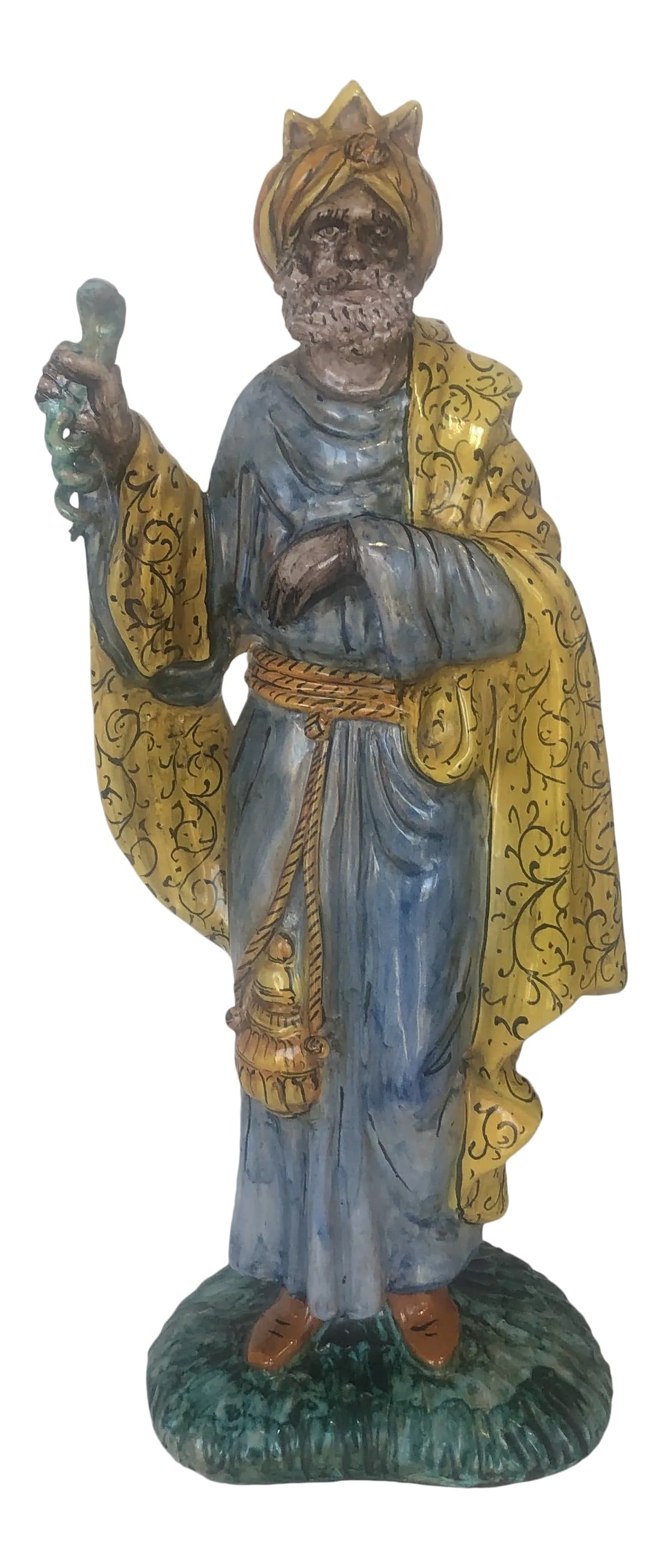 Vintage Italian Hand Painted Ceramic Royal Figure - Holiday Decor (1 of 12)