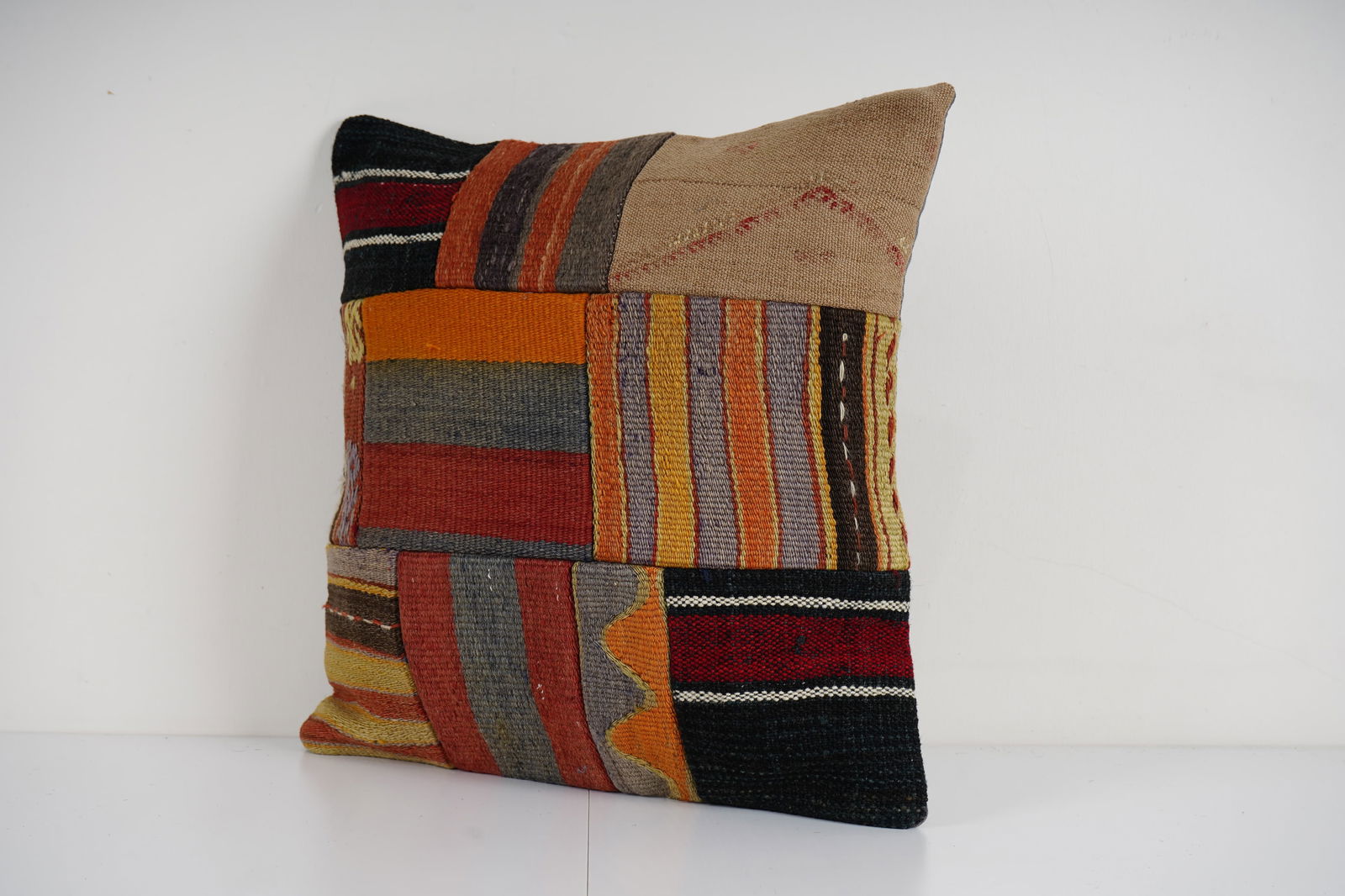 Turkish Kilim Patchwork Cushion Cover - 2